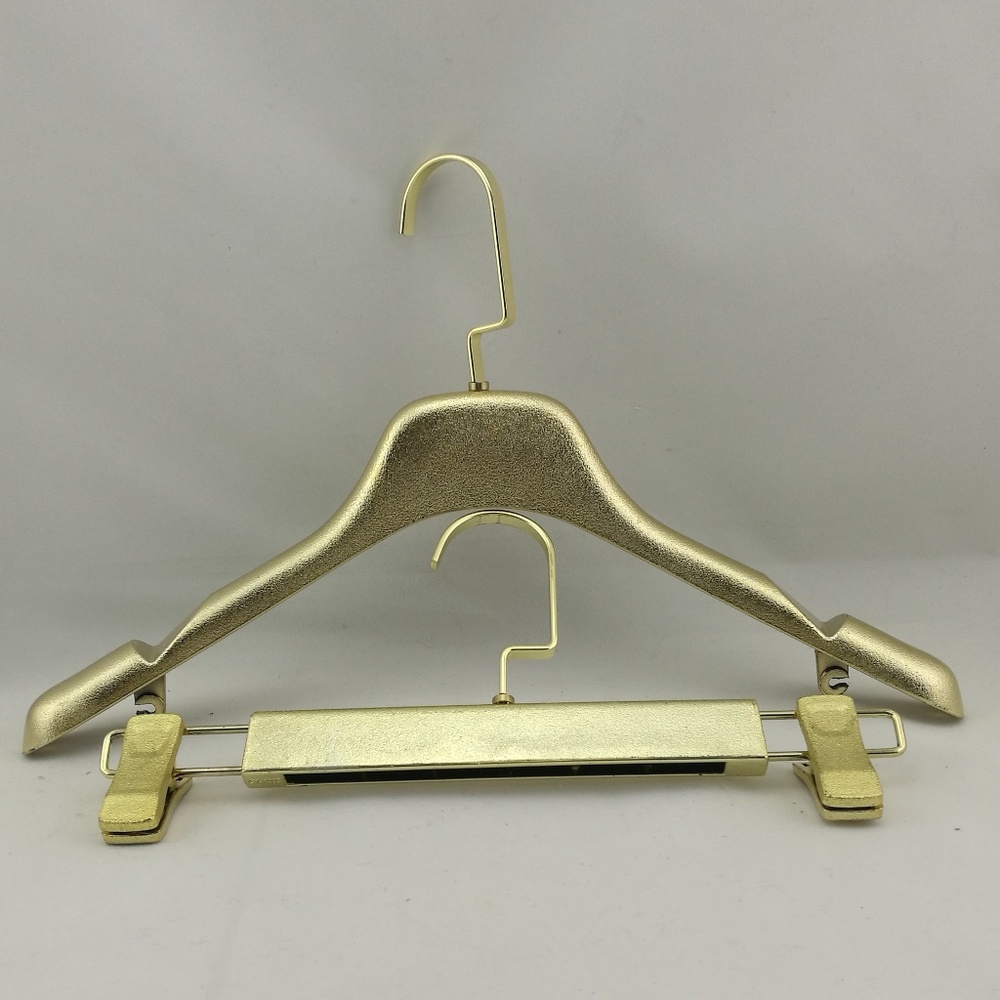 Gold plastic cloth hanger (HG01/02)